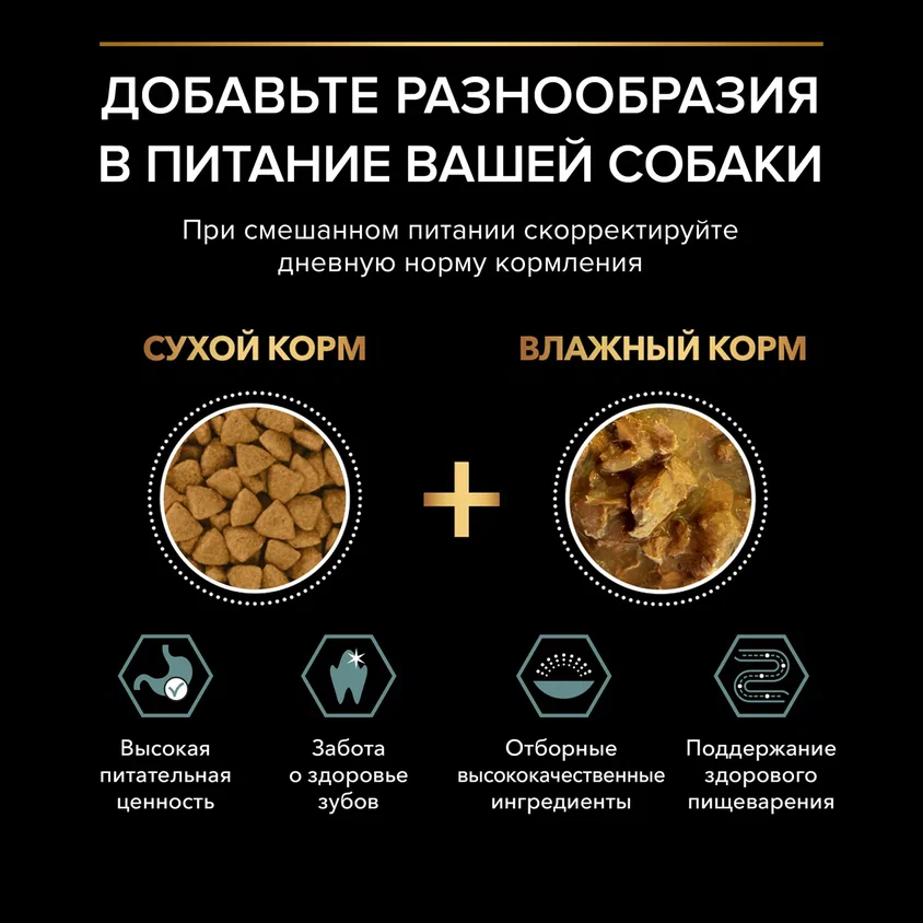 Сухой корм PRO PLAN® SENSITIVE DIGESTION для взрослых собак мелких и карликовых пород с чувствительным пищеварением с ягненком, 3 кг