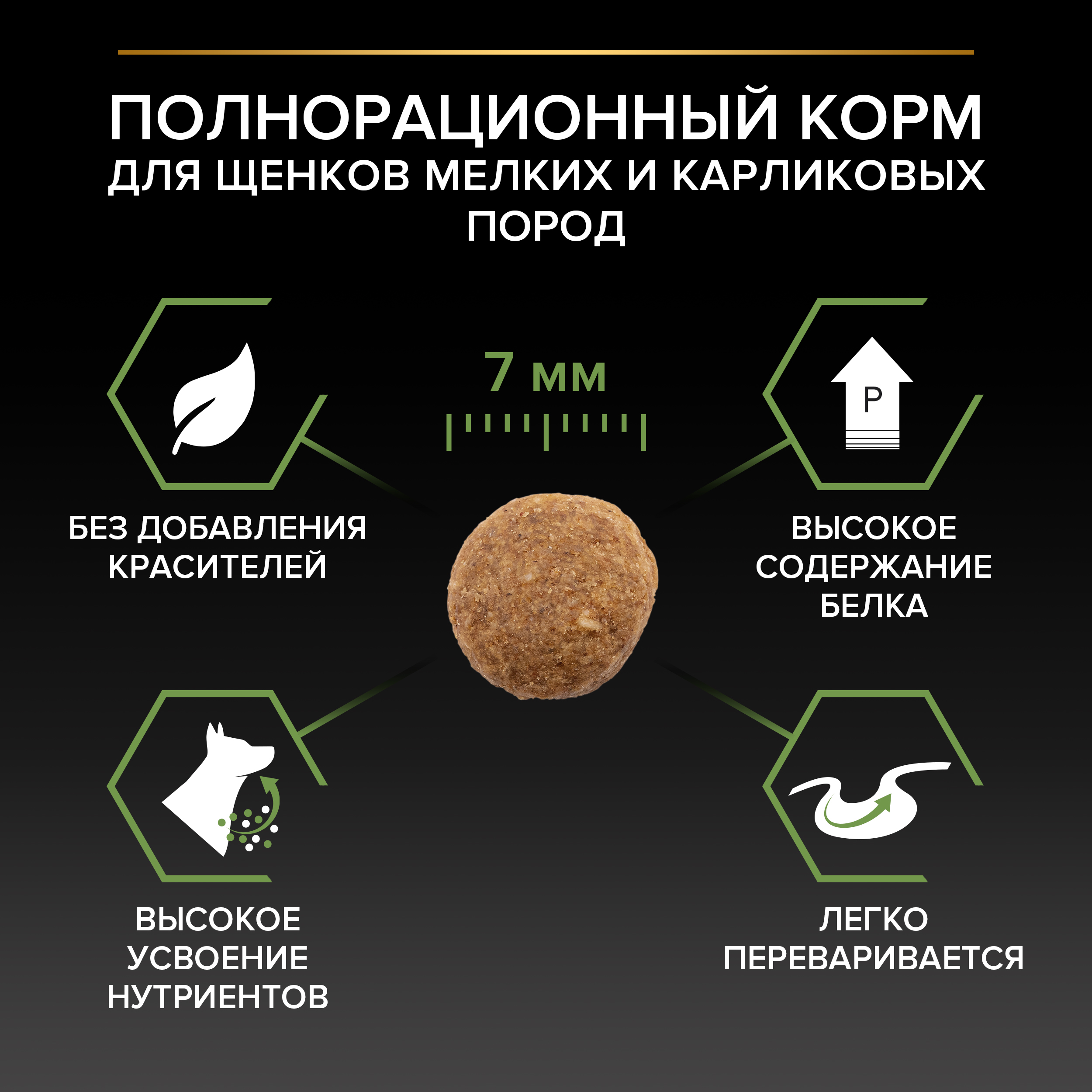 Сухой корм PRO PLAN® HEALTHY START® для щенков мелких и карликовых пород, с курицей, 3 кг