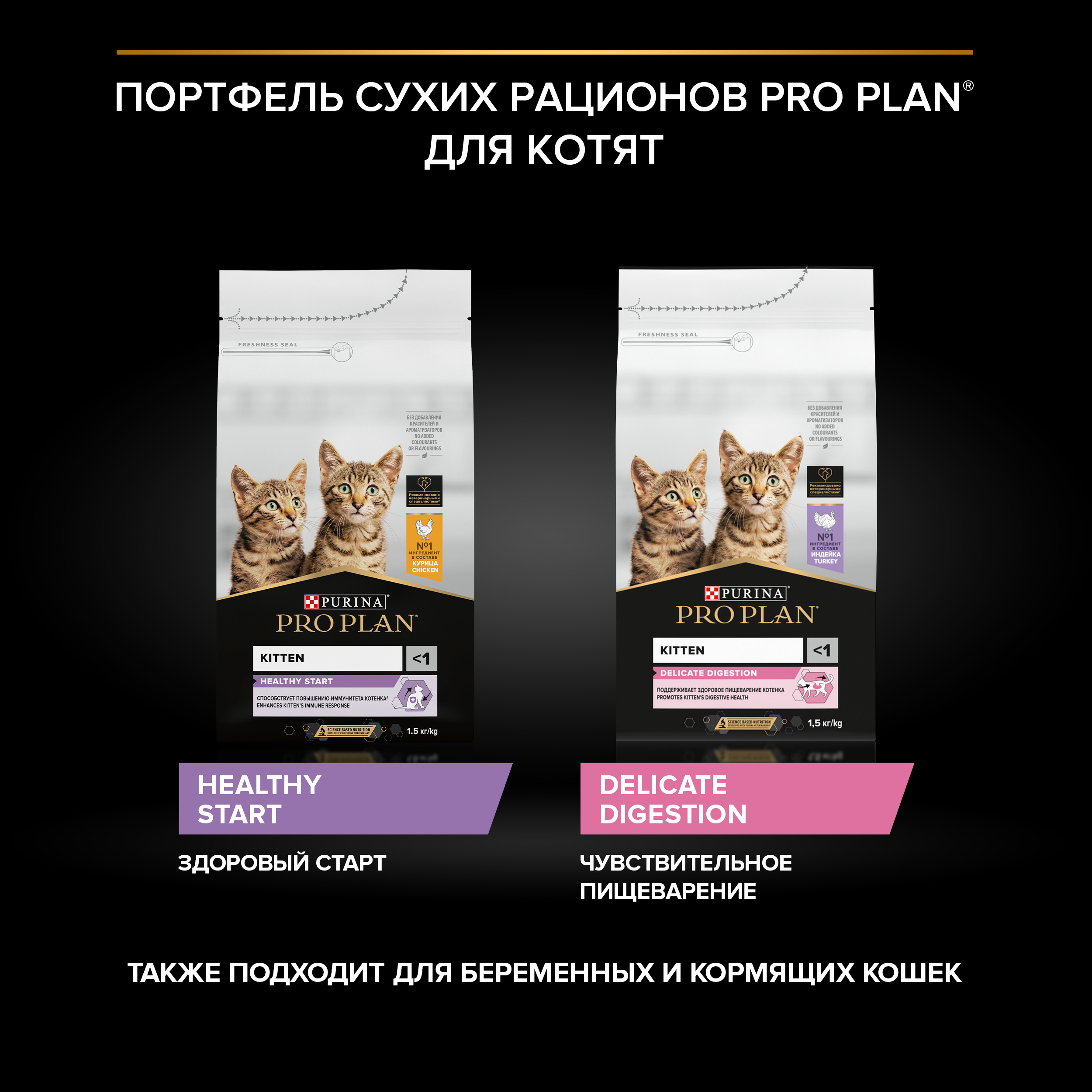 Сухой корм PRO PLAN® DELICATE DIGESTION для котят для чувствительного пищеварения с индейкой 10 кг