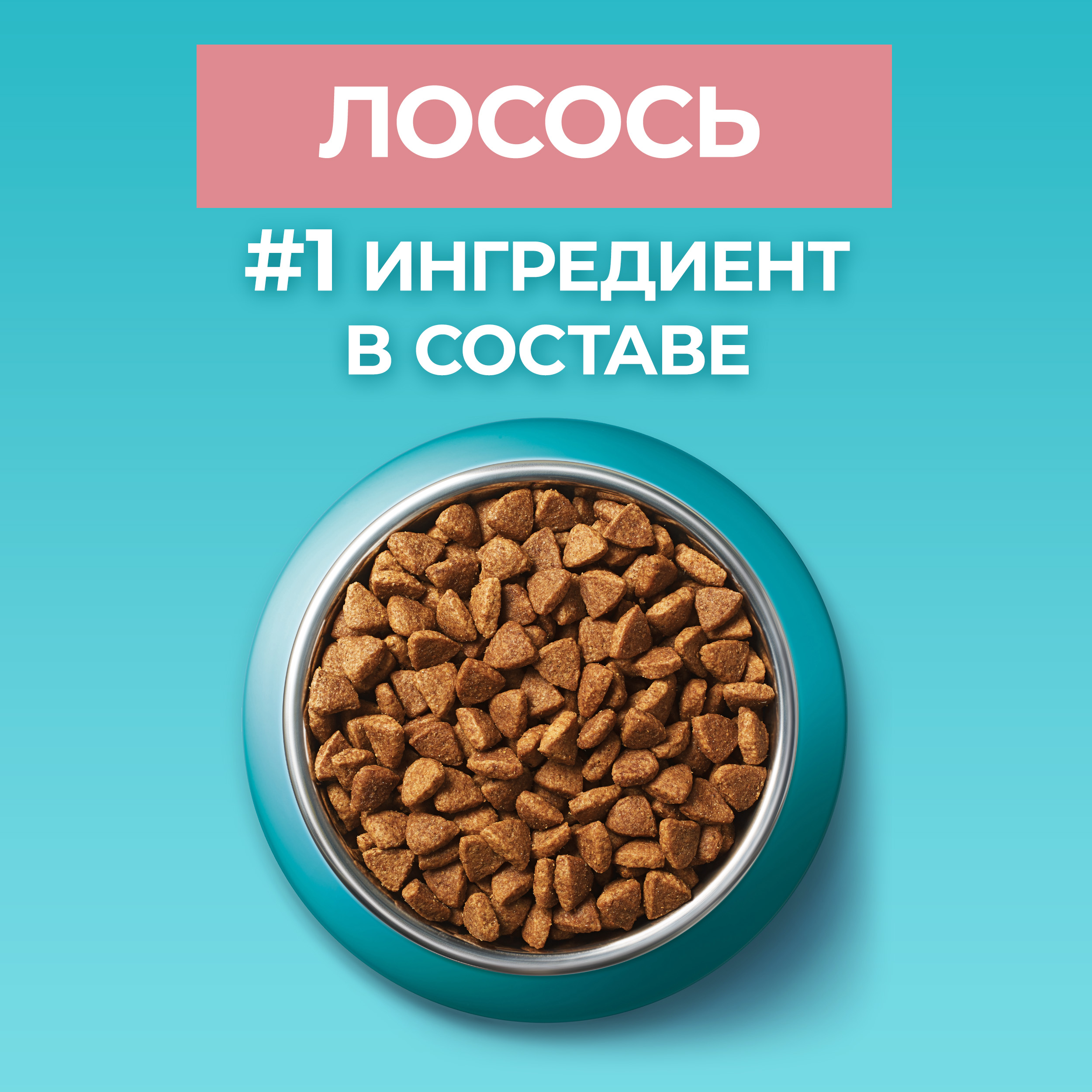 Сухой корм PURINA ONE® для стерилизованных кошек и кастрированных котов с лососем 3 кг