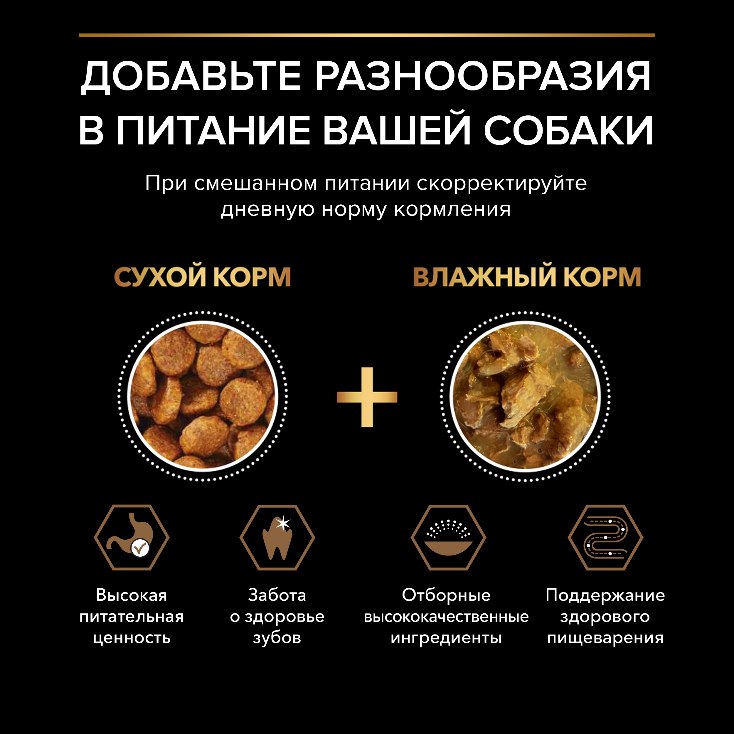 Сухой корм PRO PLAN® DUO DELICE для взрослых собак мелких и карликовых пород с превосходным вкусом и двойной текстурой гранул с говядиной, 700 г
