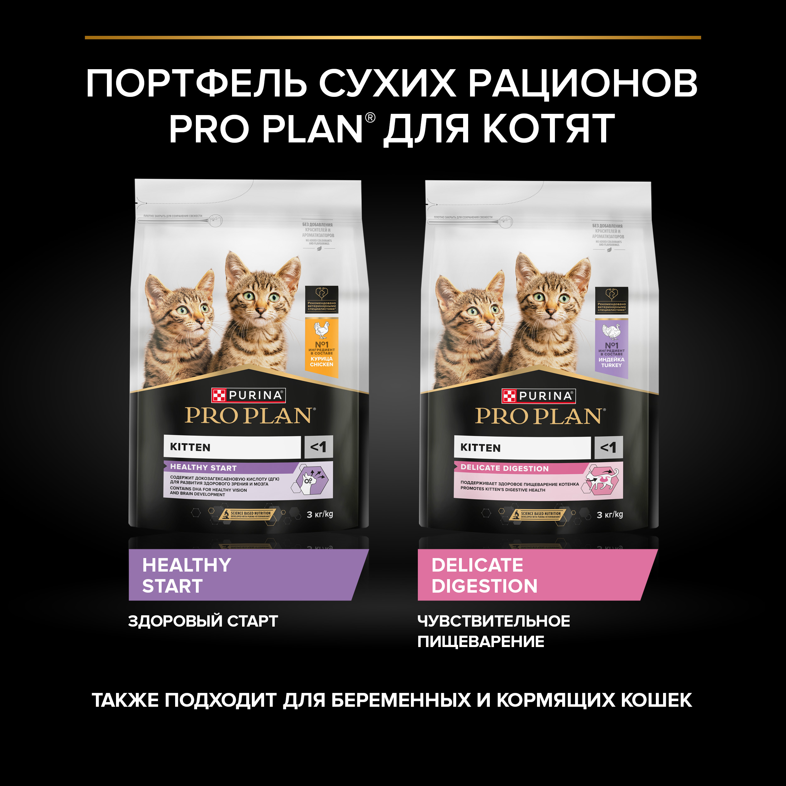 Сухой корм PRO PLAN® HEALTHY START для котят с курицей 1.5 кг