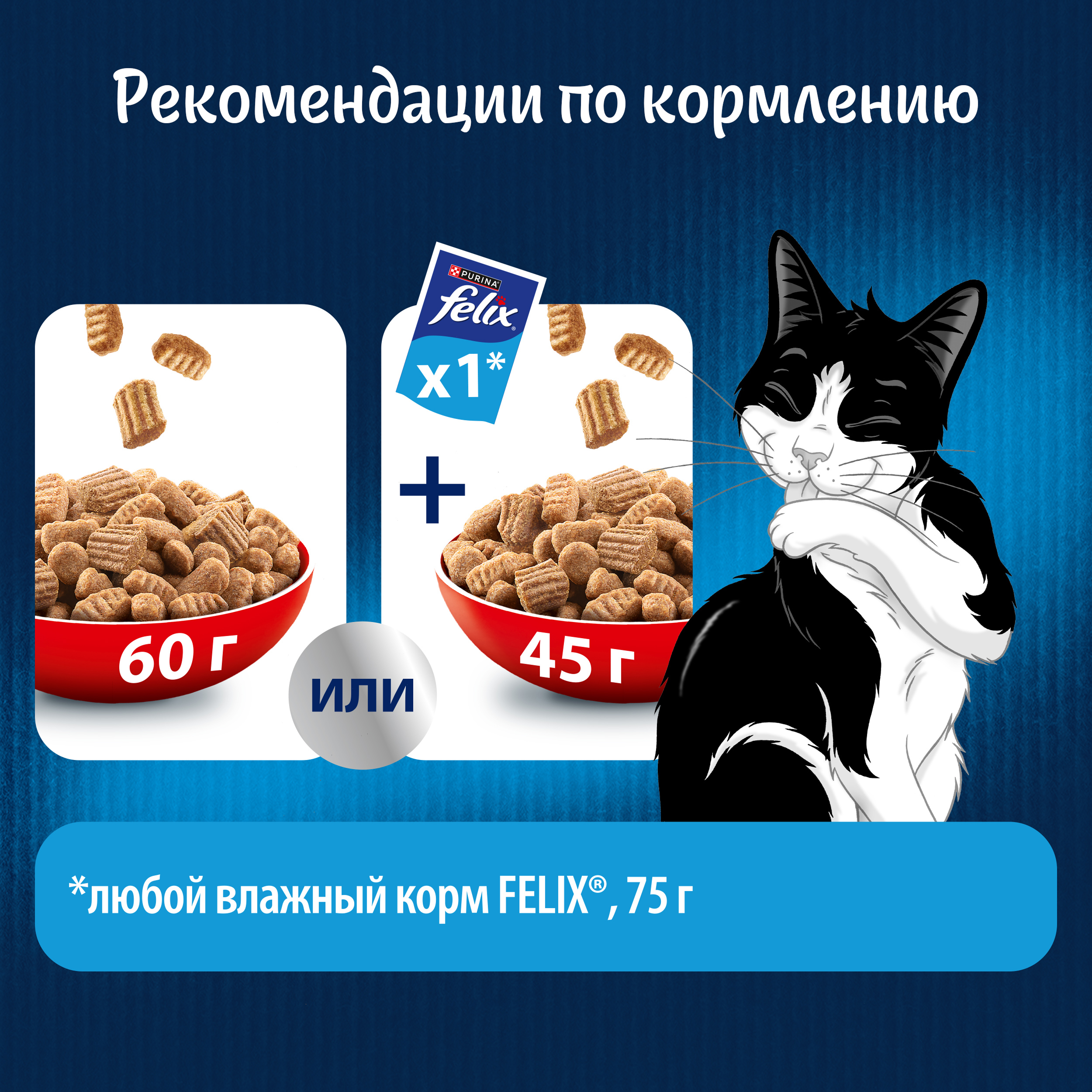Сухой корм FELIX® Двойная Вкуснятина для кошек с говядиной 3 кг
