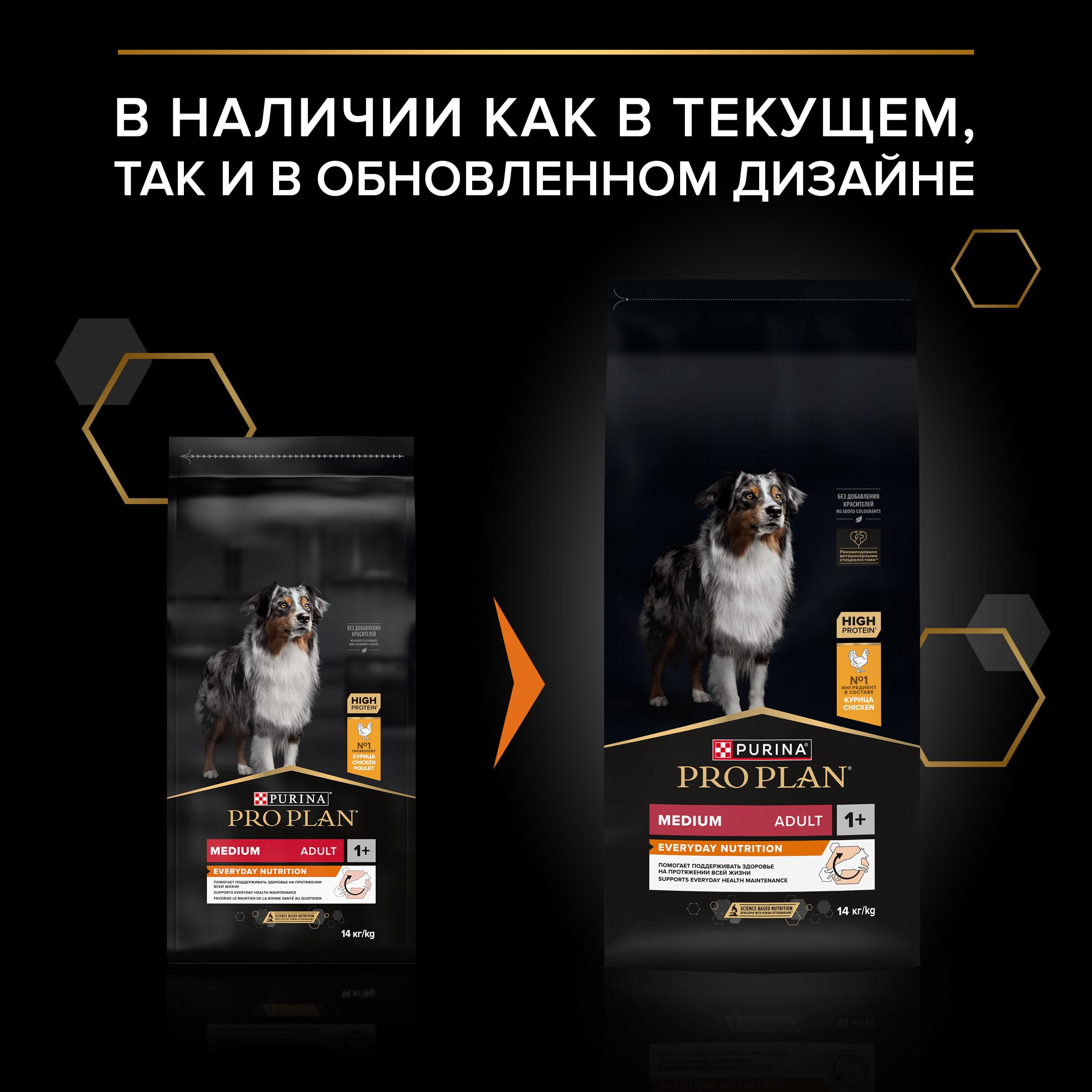 Сухой корм PRO PLAN® EVERYDAY NUTRITION для взрослых собак средних пород с курицей, 14 кг