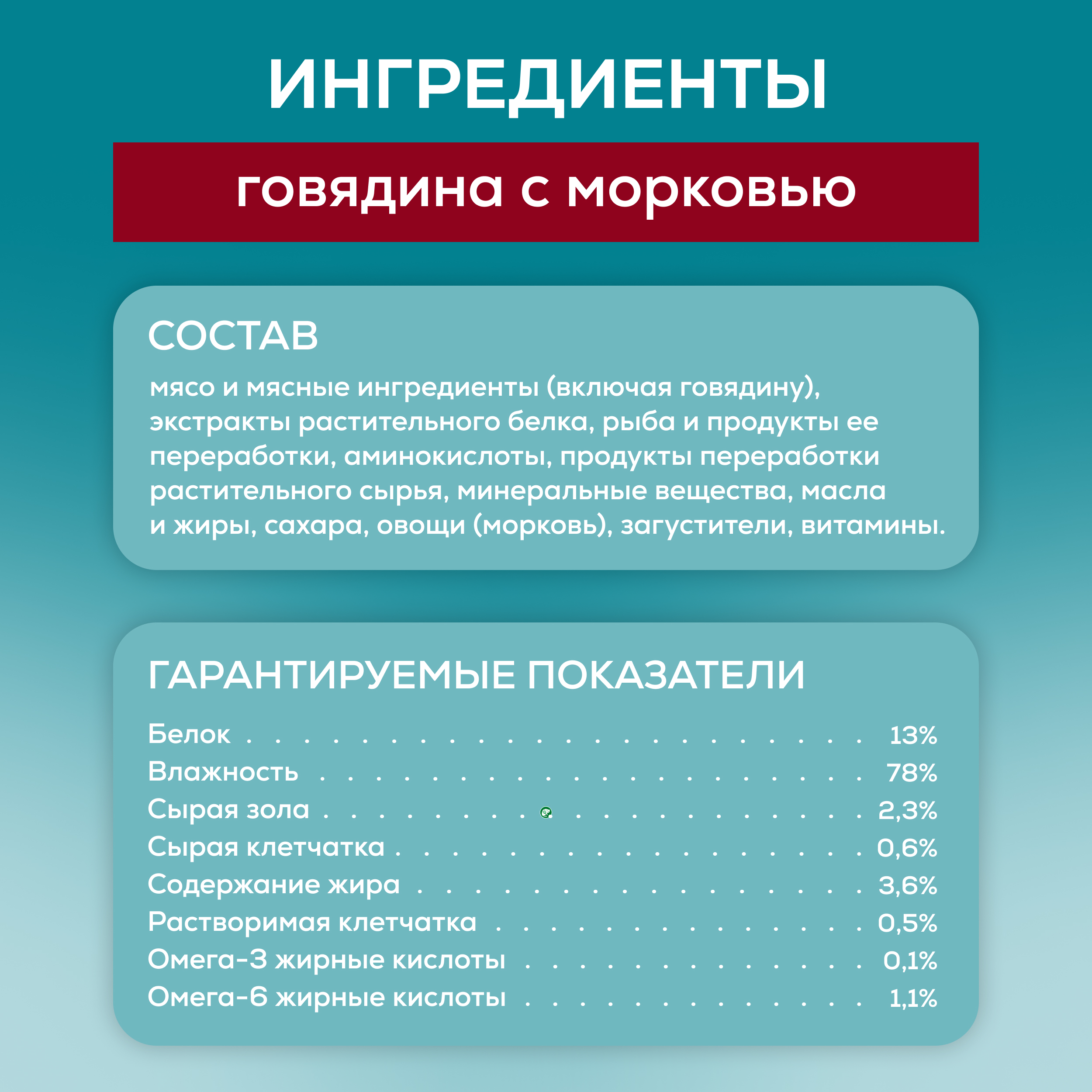 Влажный корм PURINA ONE® для стерилизованных кошек и кастрированных котов, с говядиной и морковью 75 г x 26 шт