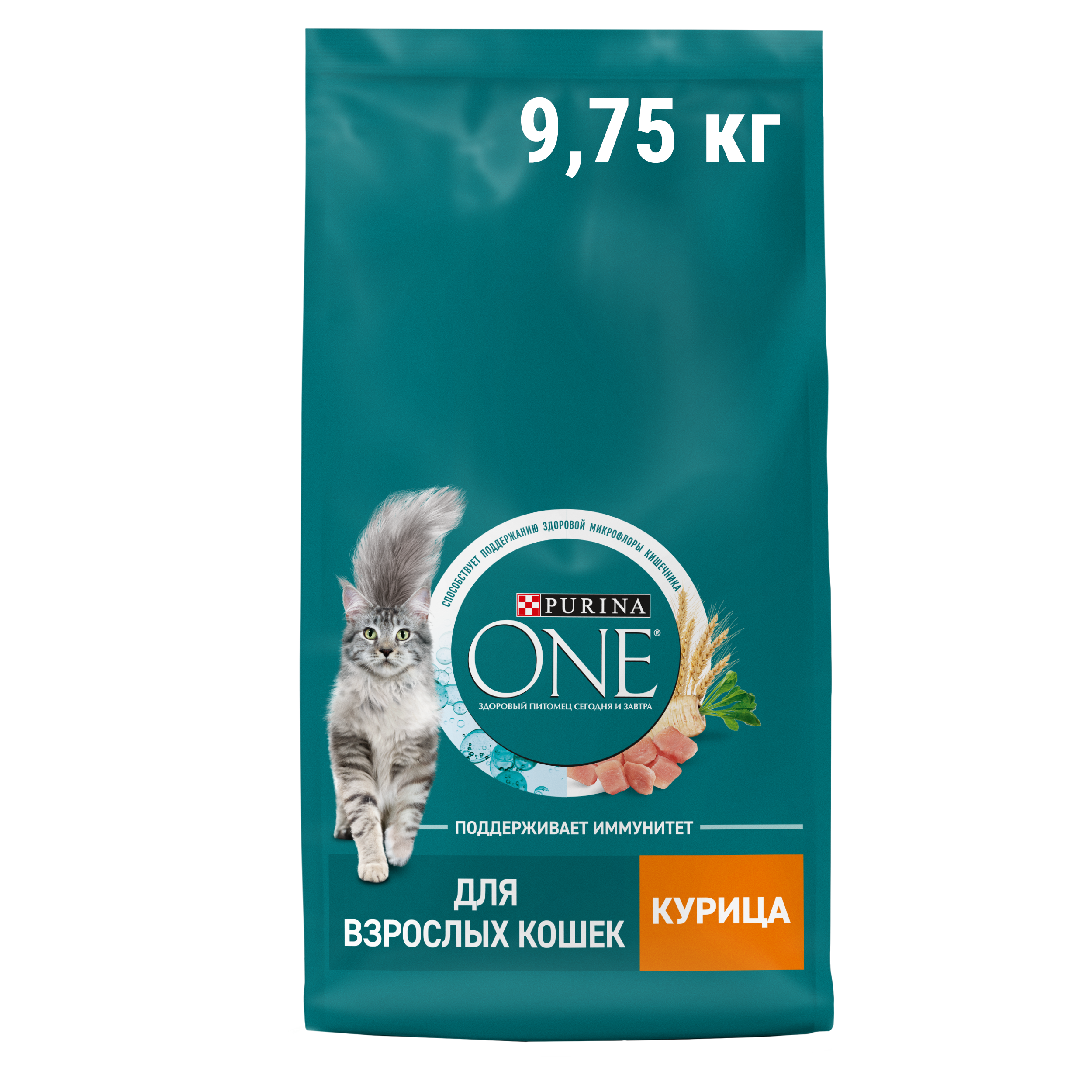 Сухой корм PURINA ONE® для взрослых кошек с курицей 9,75 кг
