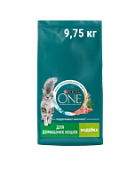 Сухой корм PURINA ONE® для взрослых домашних кошек с индейкой 9,75 кг