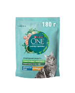 Сухой корм PURINA ONE® Природа Здоровья® для взрослых кошек с курицей, 180 г