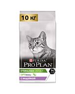Сухой корм для кошек Pro Plan для стерилизованных кошек с индейкой 10 кг