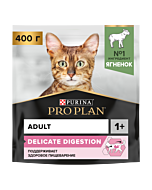 Сухой корм для кошек Pro Plan Delicate при чувствительном пищеварении с ягненком 400 г