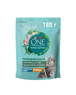 Сухой корм PURINA ONE® Природа Здоровья® для взрослых кошек с курицей, 180 г