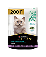 Сухой корм PRO PLAN® Nature Elements DELICATE DIGESTION для кошек при чувствительном пищеварении с индейкой 200 г