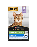 Сухой корм PRO PLAN® Sterilised LONGEVIS® для стерилизованных кошек старше 7 лет с индейкой, 10 кг