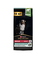 Сухой корм PRO PLAN® SENSITIVE DIGESTION для взрослых собак средних пород с чувствительным пищеварением с ягненком, 14 кг