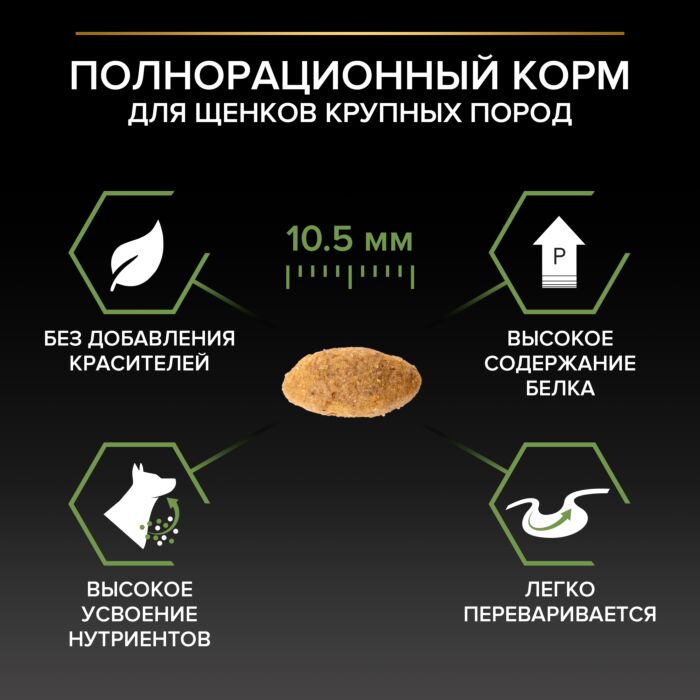 Сухой корм PRO PLAN® STARTER для щенков крупных пород, с высоким содержанием курицы 12 кг