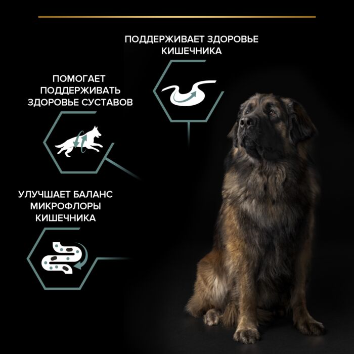 Сухой корм PRO PLAN® для взрослых собак крупных пород с мощным телосложением с чувствительным пищеварением, с высоким содержанием ягненка 14 кг