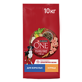 Купить Сухой корм Purina ONE® для взрослых собак средних и крупных ...