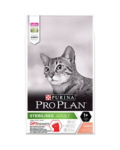 Сухой корм для кошек Pro Plan Sterilised для стерилизованных кошек с лососем 10 кг