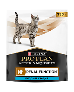 Сухой корм PRO PLAN® VETERINARY DIETS NF Renal Function Advanced care (Поздняя стадия) диетический для кошек при поздней стадии хронической почечной недостаточности, 350 г