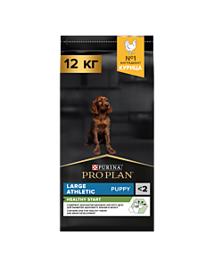 Сухой корм PRO PLAN® HEALTHY START для щенков крупных пород с атлетическим телосложением, c курицей, 12 кг