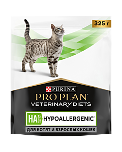 Сухой корм PRO PLAN® VETERINARY DIETS HA ST/OX Hypoallergenic диетический для котят и кошек при пищевой непереносимости, 325 г