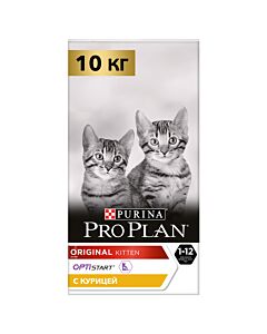 Сухой корм PRO PLAN® HEALTHY START для котят, а также беременных и кормящих кошек с курицей, 10 кг