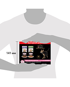Влажный корм PRO PLAN® DELICATE DIGESTION для кошек для чувствительного пищеварения с индейкой в соусе, с ягненком в соусе 85 г х 10 шт.