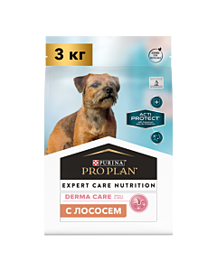 Сухой корм PRO PLAN® ACTI-PROTECT® для взрослых собак мелких и карликовых пород с чувствительной кожей с лососем, 3 кг