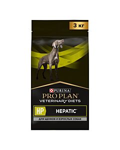 Сухой корм для собак Pro Plan Veterinary Diets HP при хронической печеночной недостаточности 3 кг
