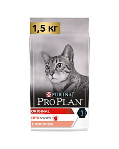 Сухой корм PRO PLAN® VITAL FUNCTIONS для взрослых кошек для поддержания функций почек, мозга и иммунитета с лососем, 1.5 кг