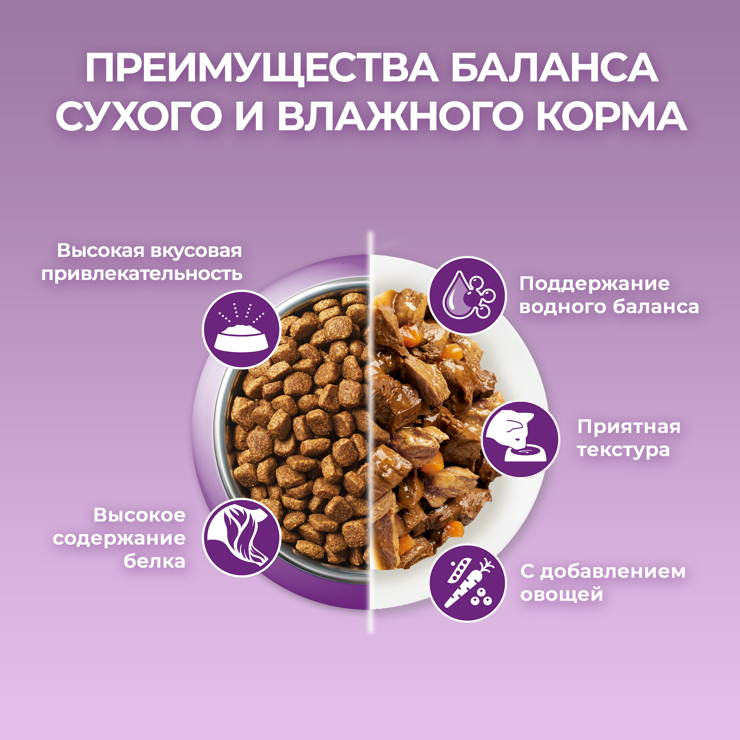 Сухой корм PURINA ONE® для кошек особенно привередливых к вкусу с уткой и печенью, 750 г