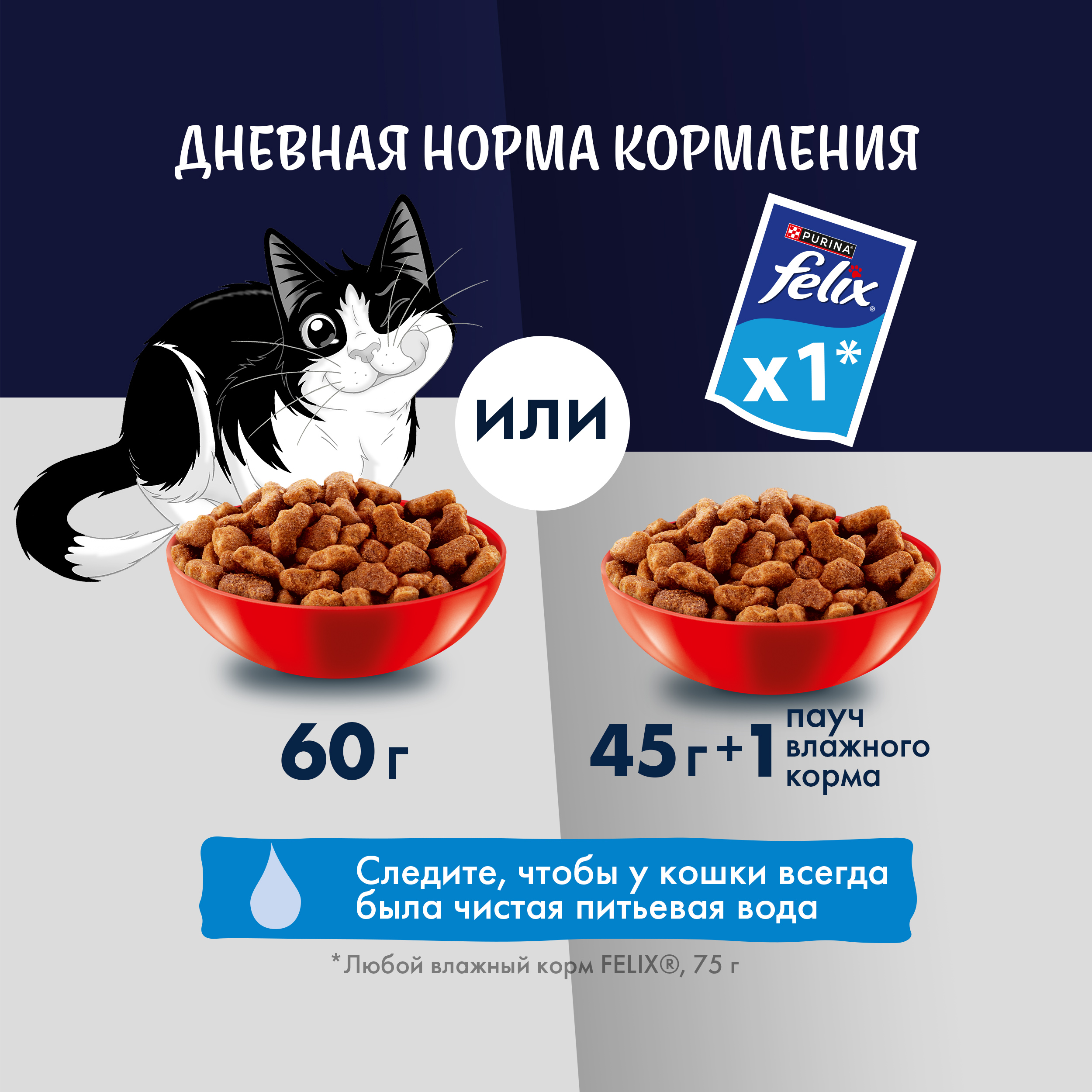 Сухой корм FELIX® Двойная Вкуснятина для кошек с говядиной 10 кг
