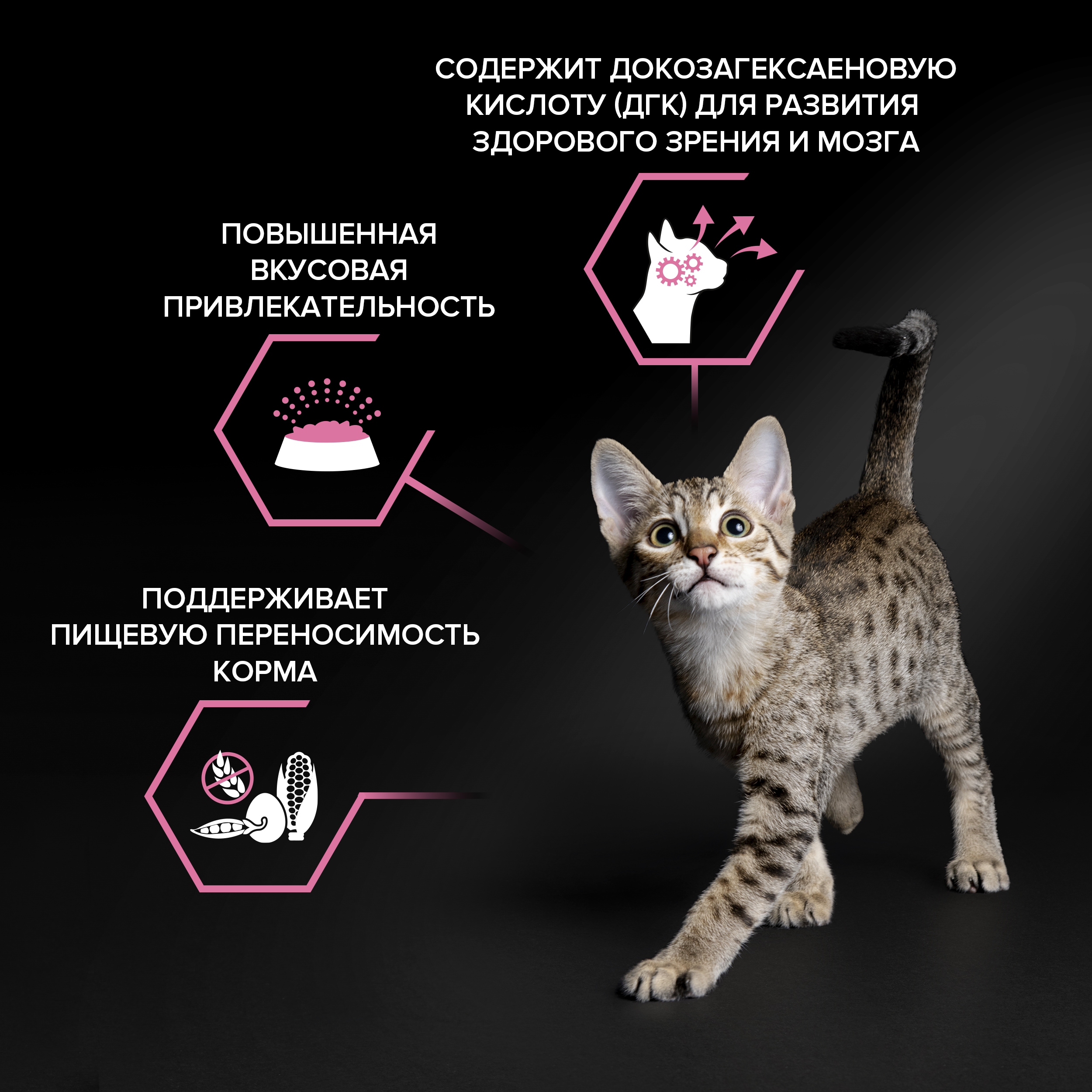 Сухой корм PRO PLAN® DELICATE DIGESTION  для котят для чувствительного пищеварения с индейкой 400 г